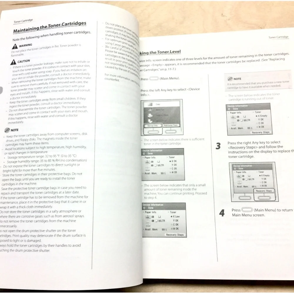 3/$40 2010 CANON Color Image Class Printer Operation Guide MF9280Cdn/MF9220Cdn